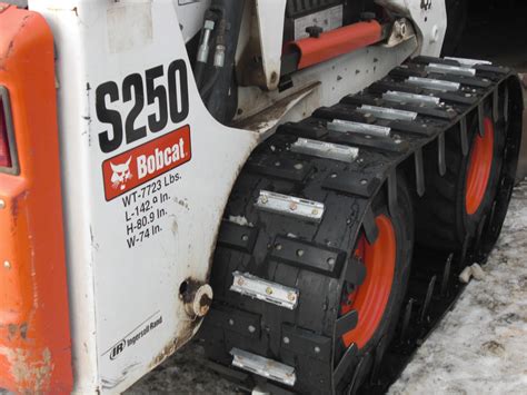 track skid-steer ice cleats|ice grip track steer.